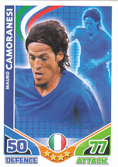 Mauro Camoranesi Italy 2010 World Cup Match Attax #139